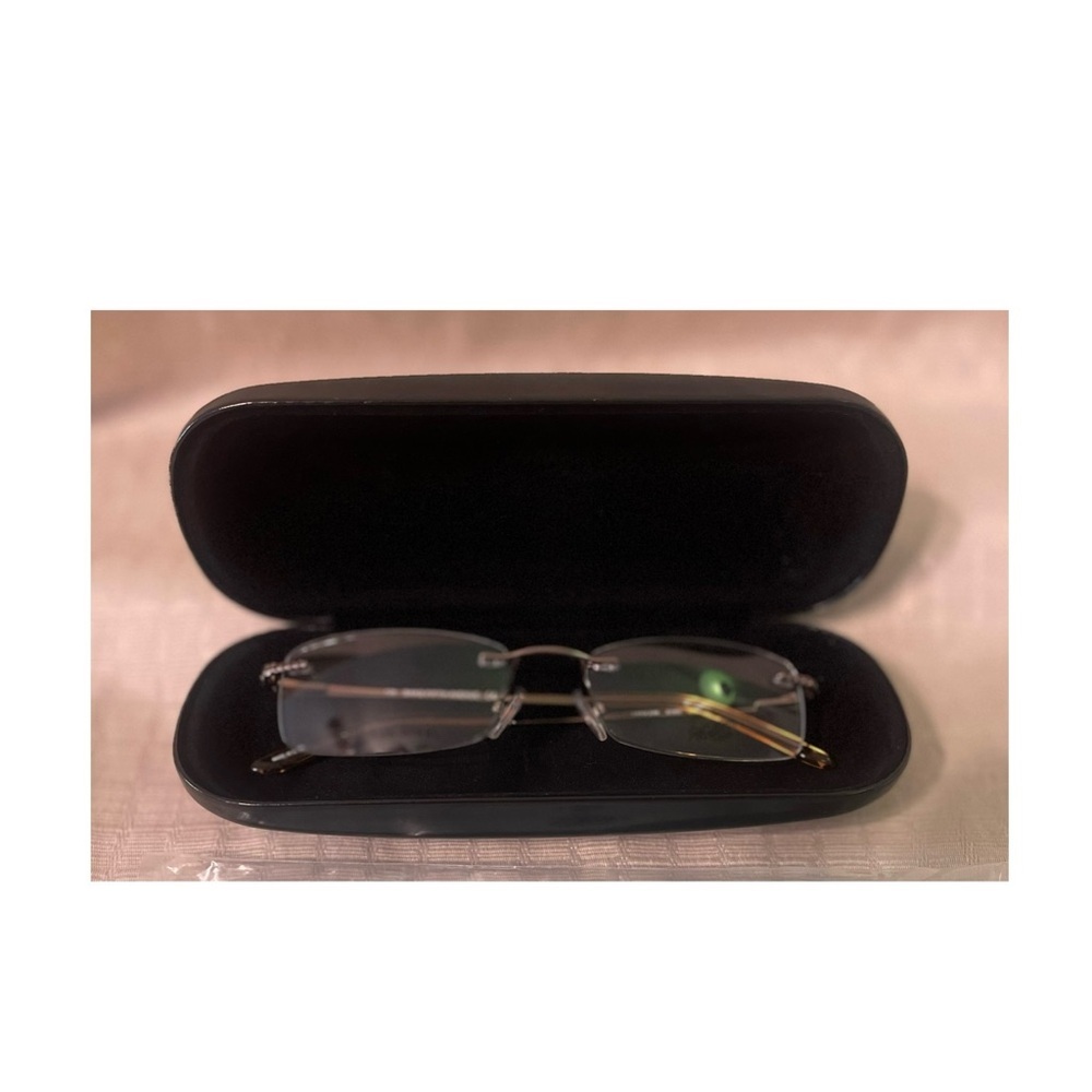 NWOT Saks Fifth Ave Gold Rimless Eye Glasses  - SAKS 236 01MO 135